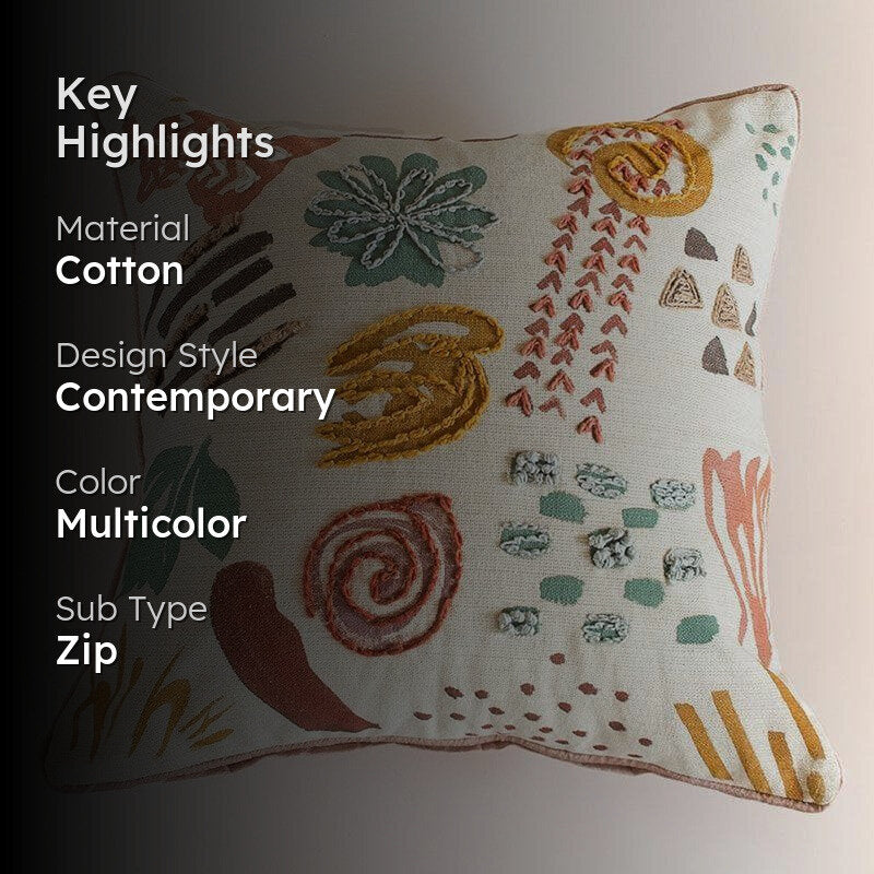 Nadyne Embroidered Cushion Cover image 2
