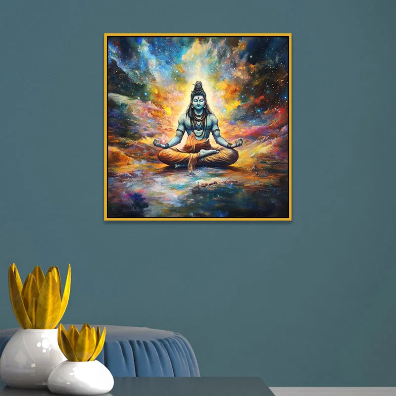 Kailasanatha Canvas Wall Art With Frame media 1