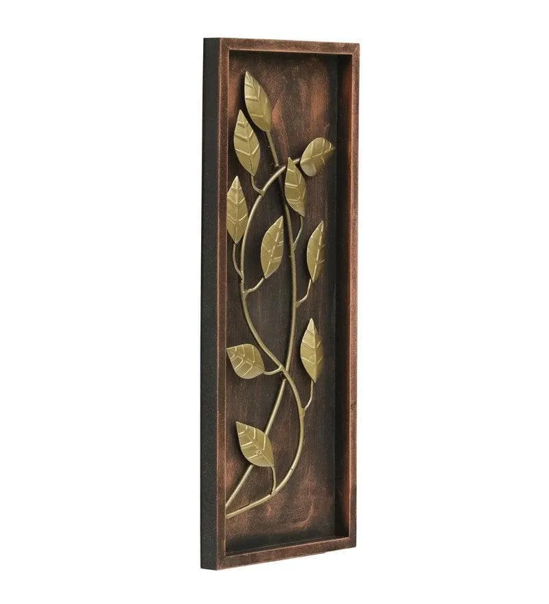 Twining Leaves Metal Wall Accent media 3