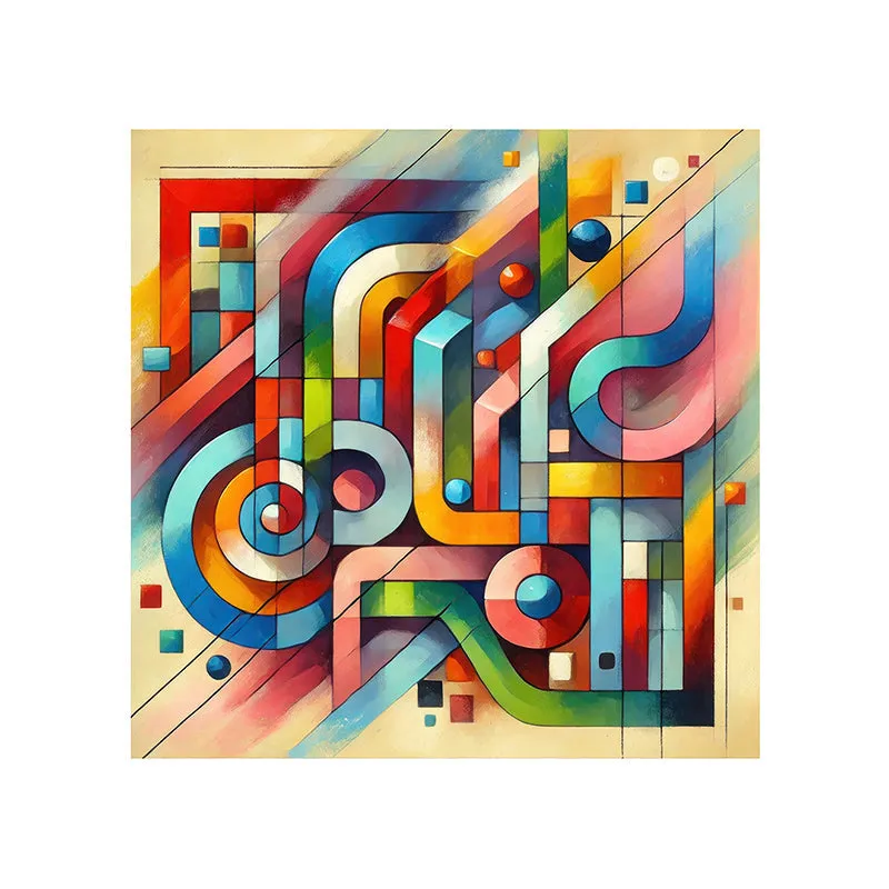 Zig-Zag Color Splash Wall Painting media 4