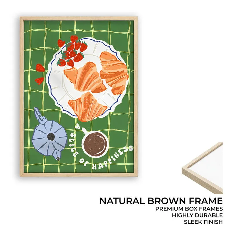 Olive Dining Archival Canvas Wall Art - Brown media 9