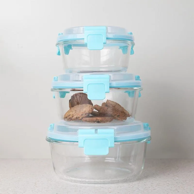 Flavour Tight Round Lunch Box - Aqua media 3