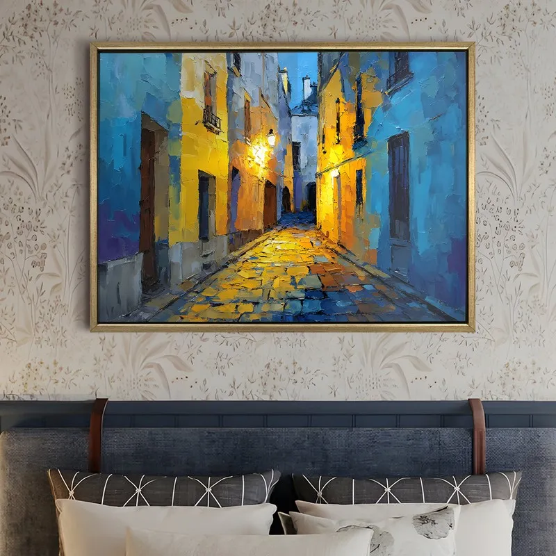 Cobblelight Canvas Wall Painting With Frame media 5