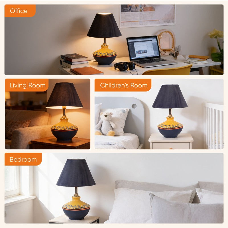 Jericha Terracotta Table Lamp - Multicolor media 8