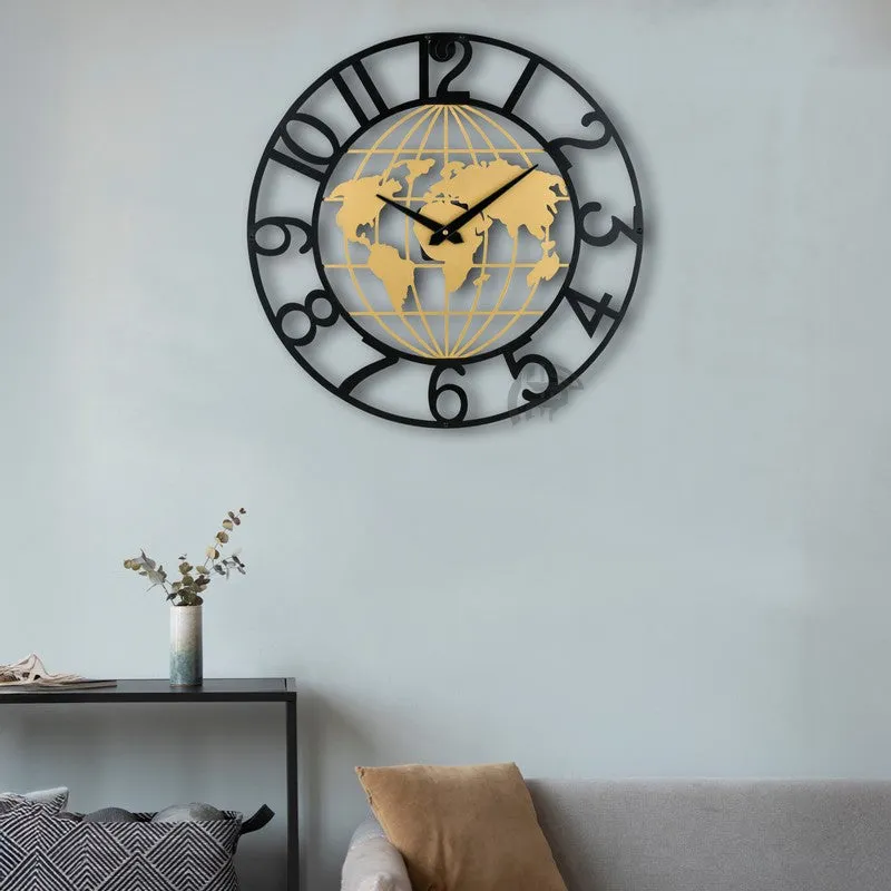 Quartz Silent Wall Clock - Gold media 3
