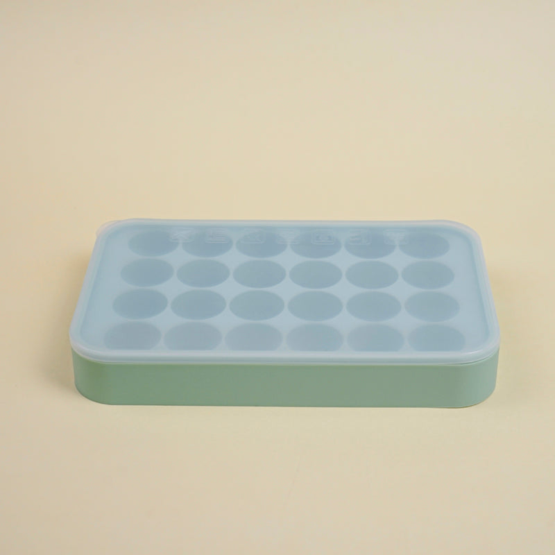Geometric Silicone 24-Cube Ice Mould - Green image 3