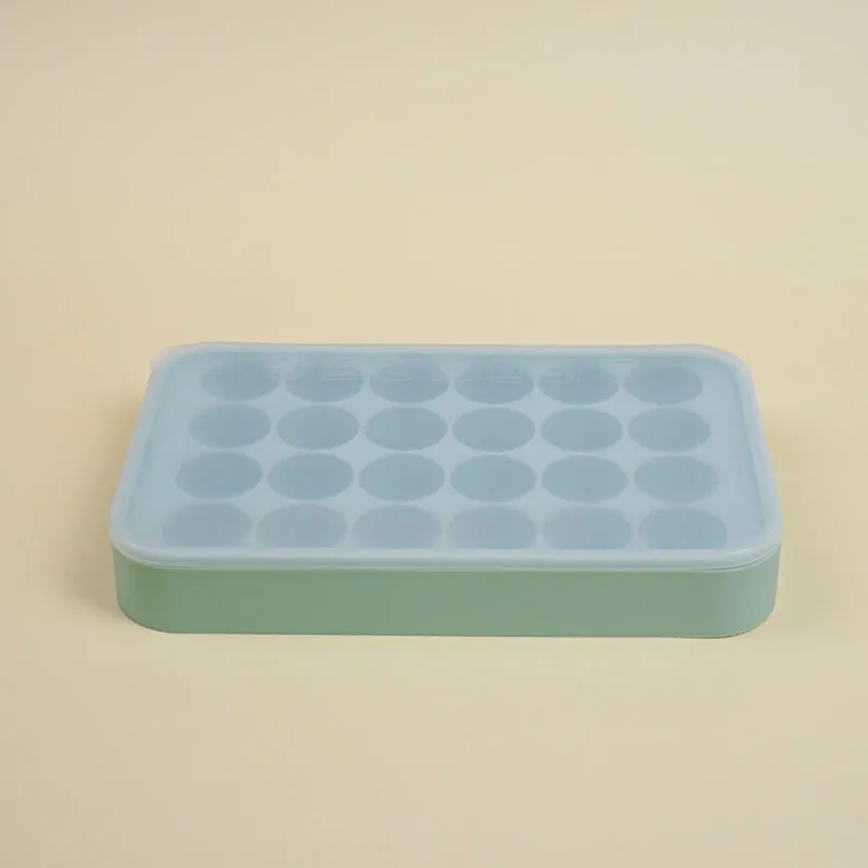 Geometric Silicone 24-Cube Ice Mould - Green media 3