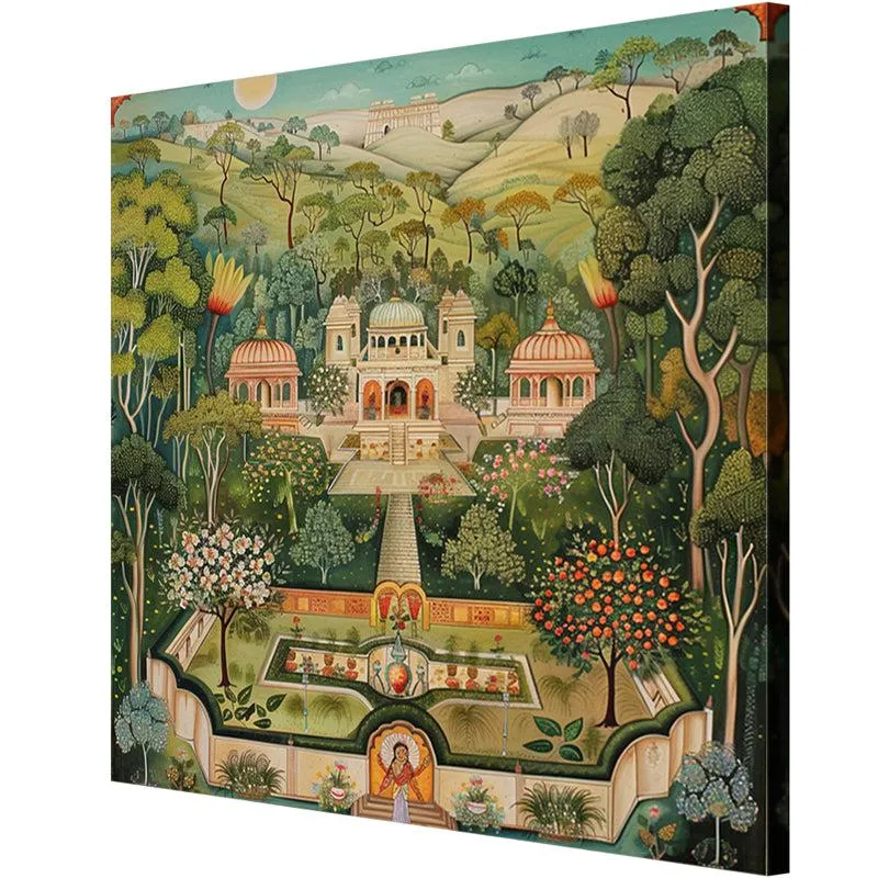 Natural Embrace of Palace Wall Painting media 5