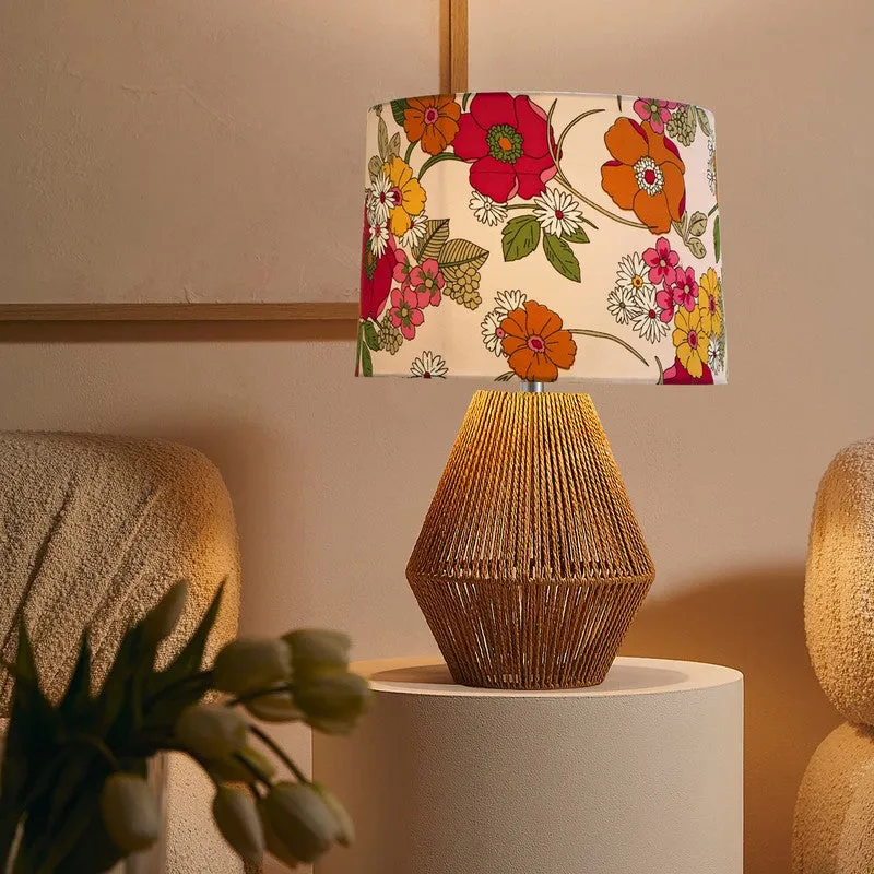 Floral Ripple Metal Table Lamp media 4