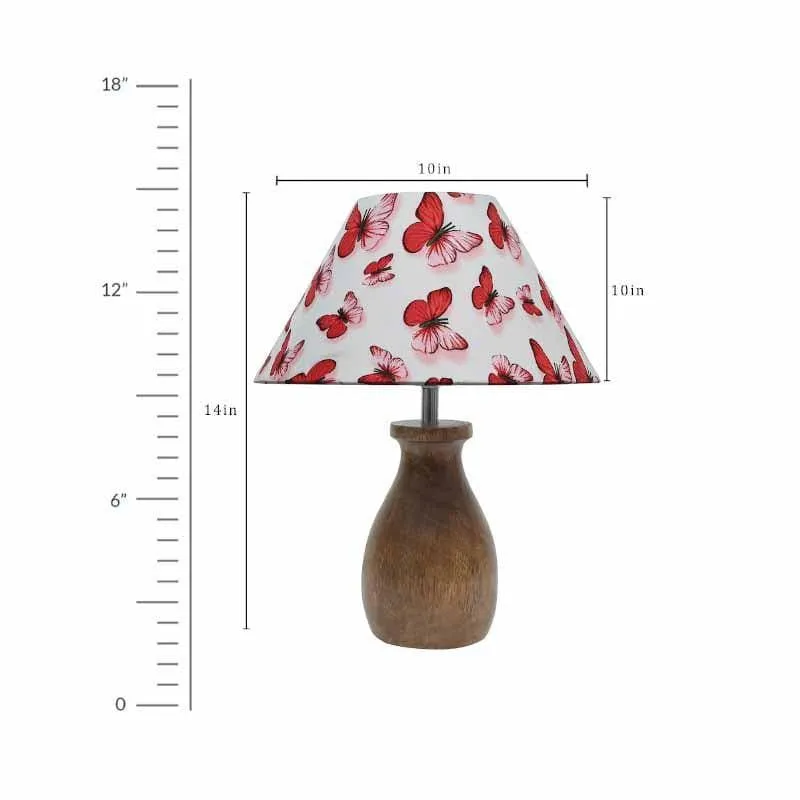 Monarch Fabric Table Lamp - Orange,White media 8