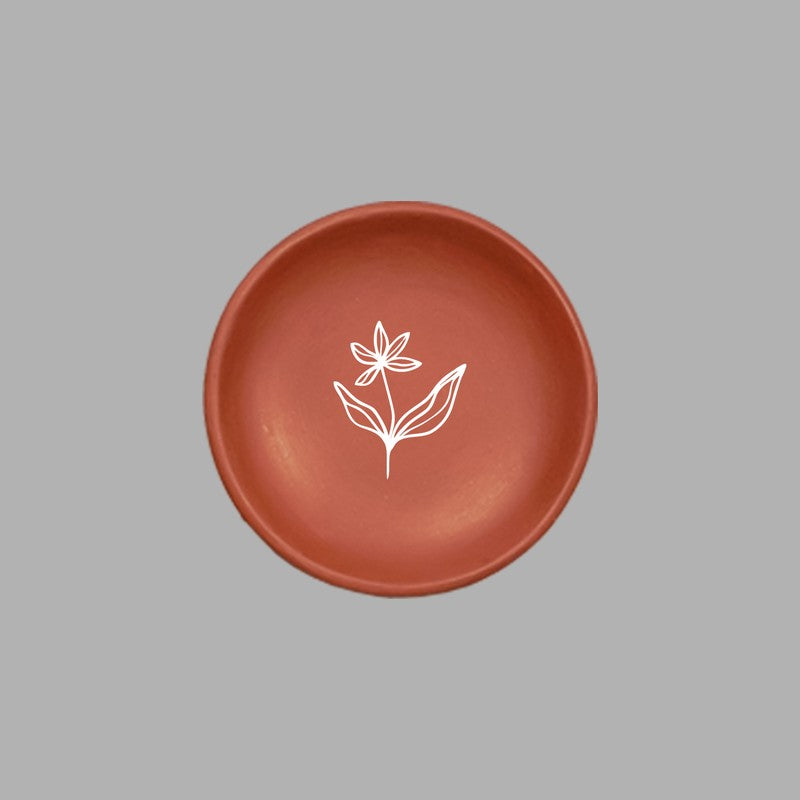 Botanical Terracotta Wall Plate - Set Of Nine media 4