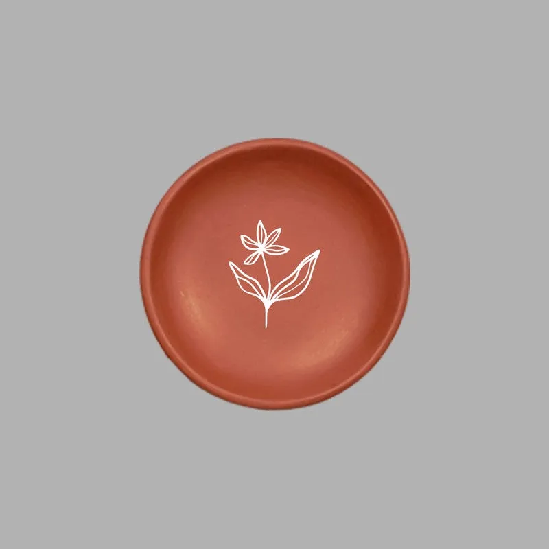 Botanical Terracotta Wall Plate - Set Of Nine media 4