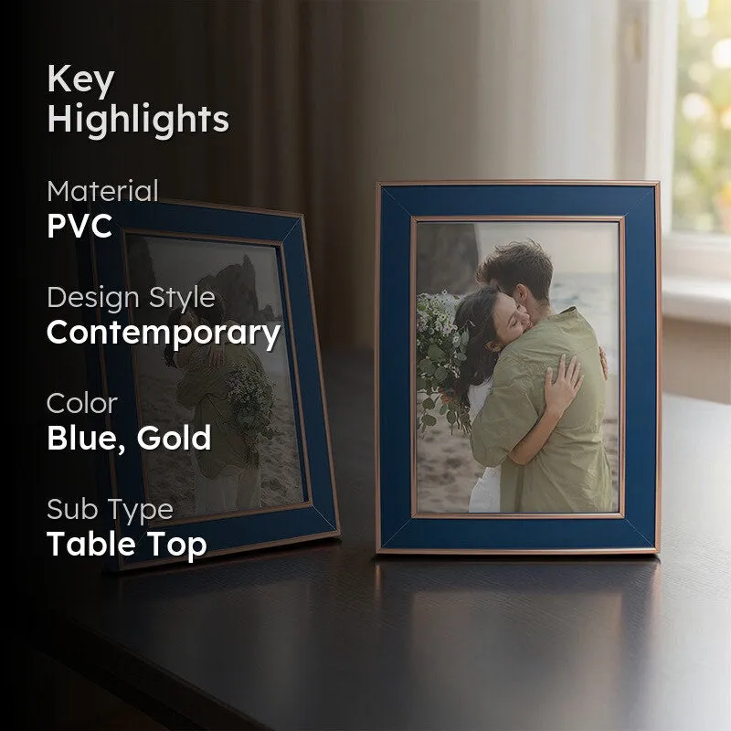 Azure PVC Photo Frames - Set Of Two media 2