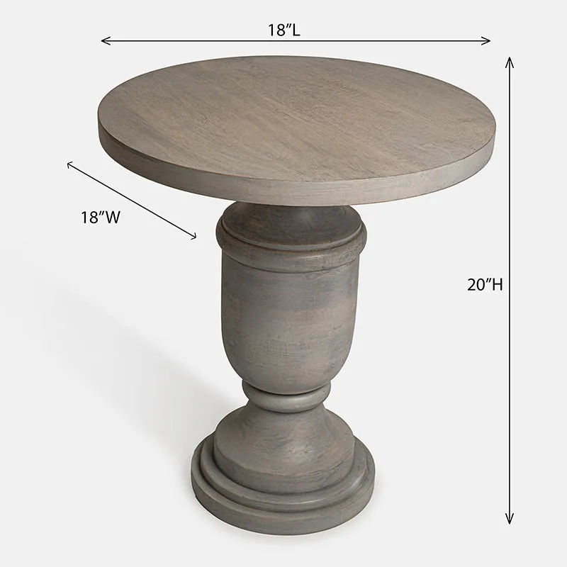 Benedetta Mango Wood Side Table media 6