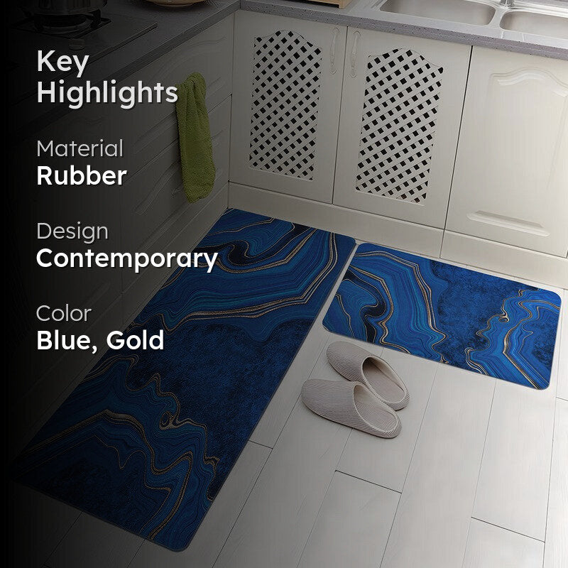 Silmora Rubber Kitchen Floor Mats - Set of Two media 2