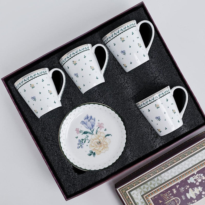 Magique by The Wishing Chair Emerald Ribbon Twilight Bloom Cups & Plates Giftbox - Eight Piece Set media 4