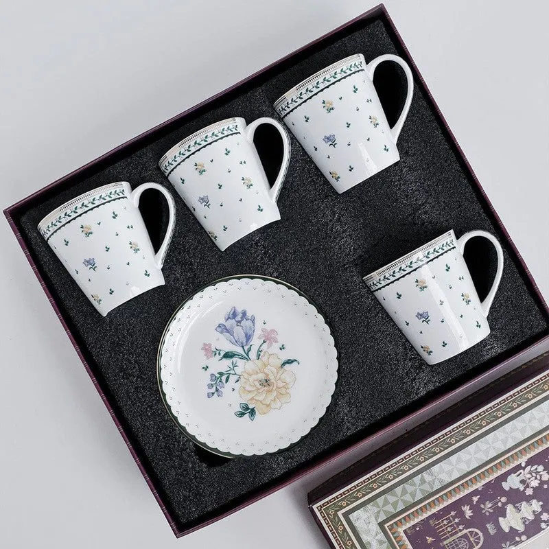 Magique by The Wishing Chair Emerald Ribbon Twilight Bloom Cups & Plates Giftbox - Eight Piece Set media 4