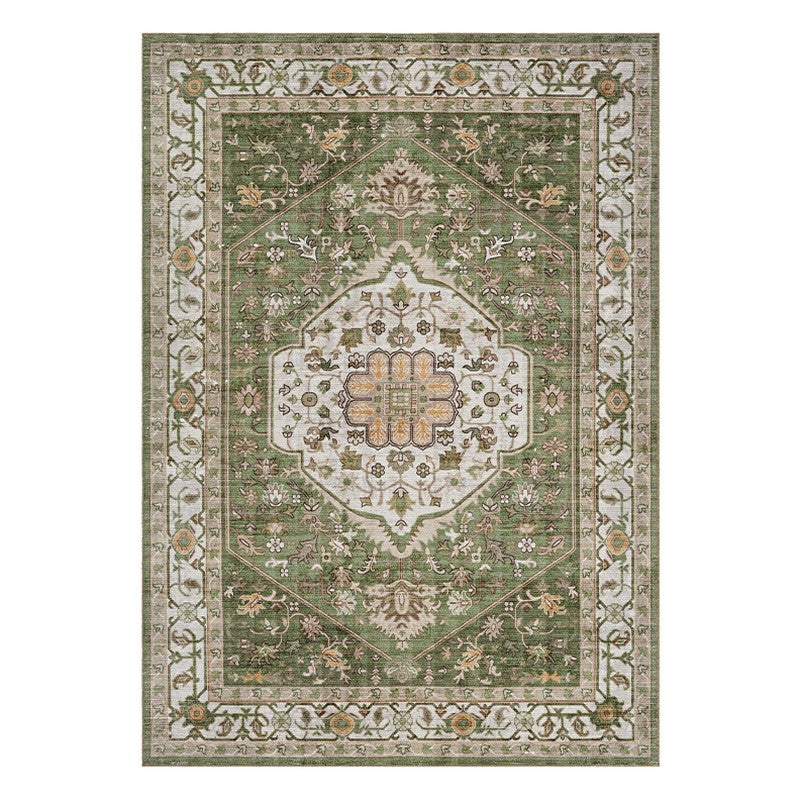 Sylva Verde Non Anti Skid Polyester Carpet
