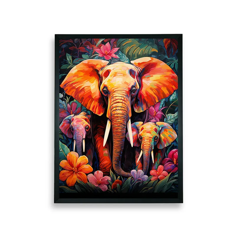 Elephant Pride Pose Canvas Wall Art media 8
