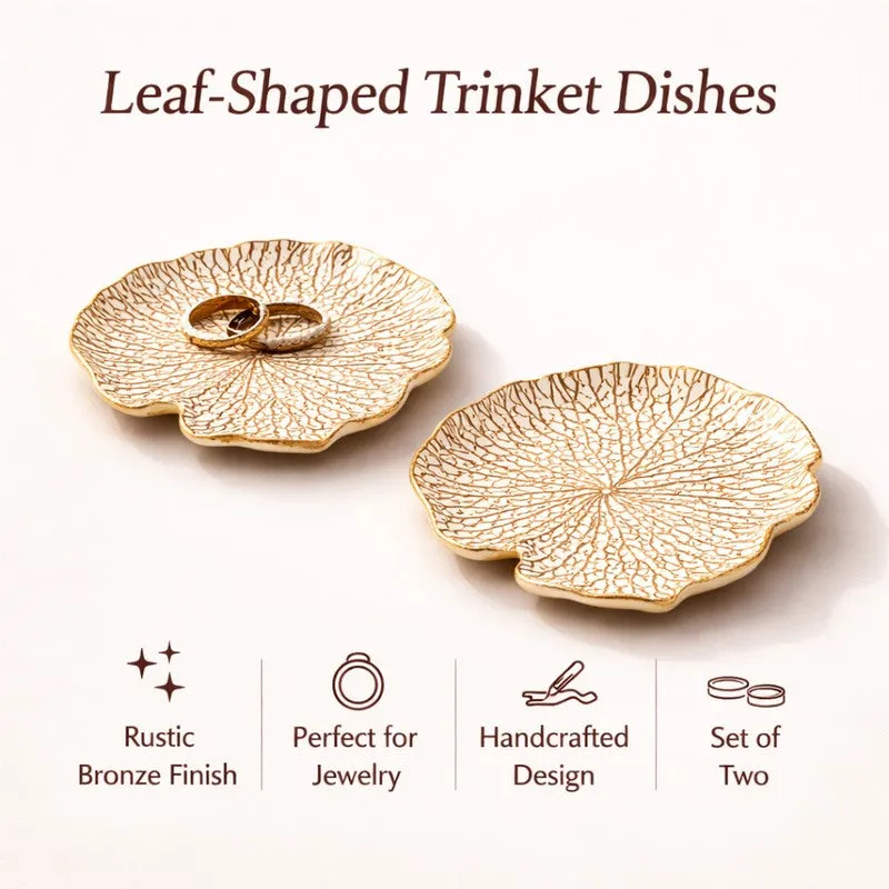 Auraleaf Accent Tray (Beige) - Set Of Two media 5