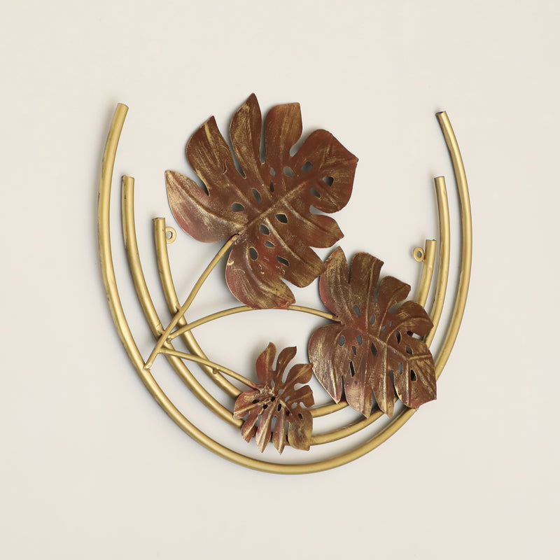 Zlata Monstera Metal Wall Accent