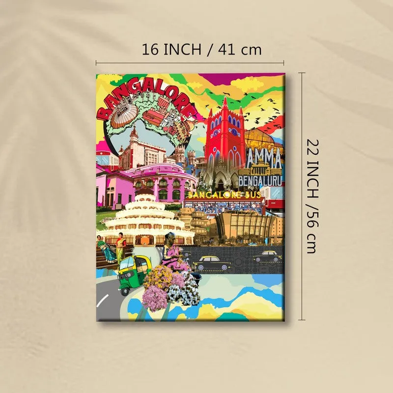 Bangalore City Canvas Wall Art media 10
