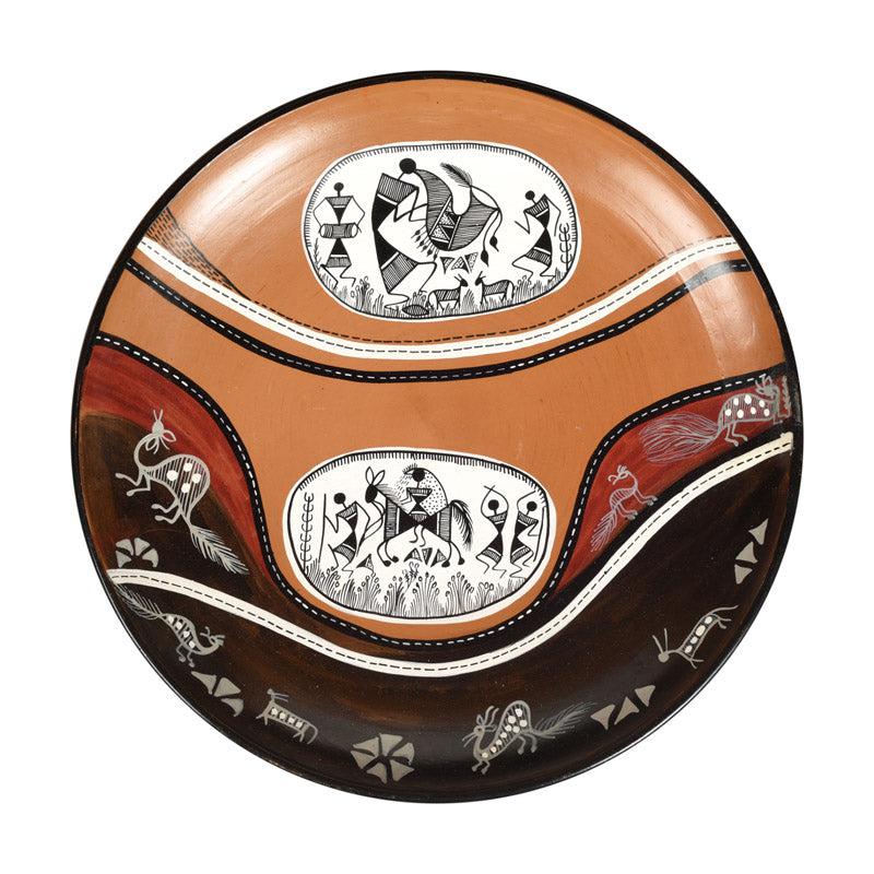 Yara Handpainted Wall Plate - Three Piece Set media 5