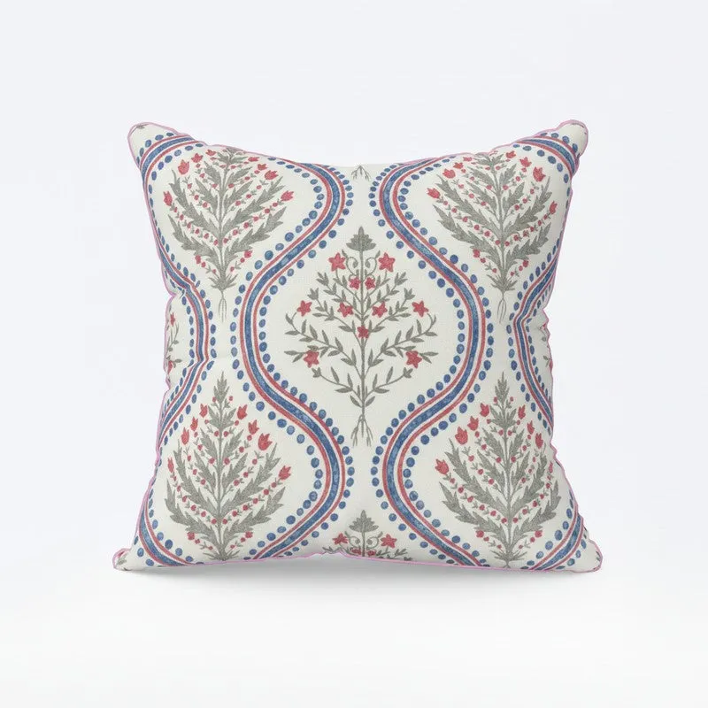 Paisley Motif Multicolor Cushion Cover Set - Set Of Five media 3