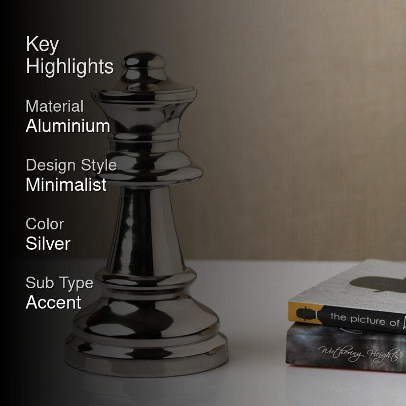 The Chess Queen Showpiece - Silver media 2