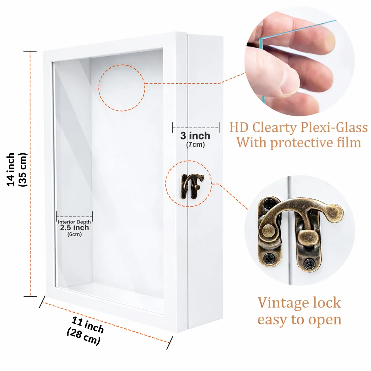 WoodEdge MDF Shadow Box - White media 4