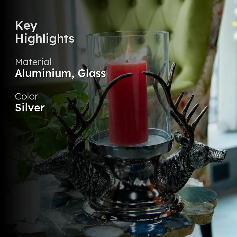 Stag Story Candle Holder media 2