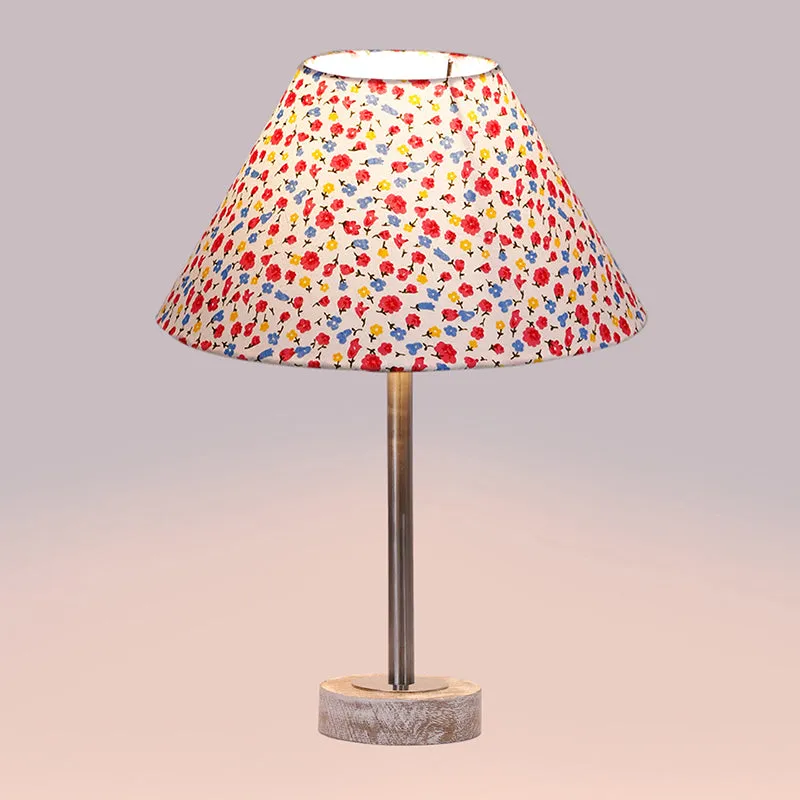 Fleura Cone Rodin Wooden Table Lamp - Multicolor media 5
