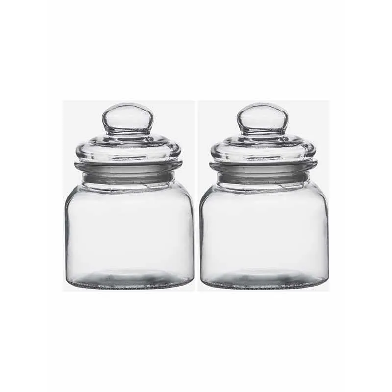 Homey Feel Storage Jar (650 mL Each)- Set of Two media 4