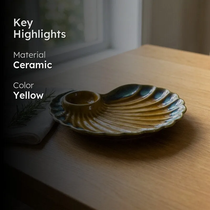 Ceramic Peacock Platter media 2