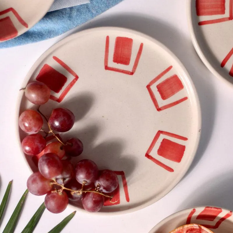 Ring & Brick Ceramic Platter - Set Of Four media 4