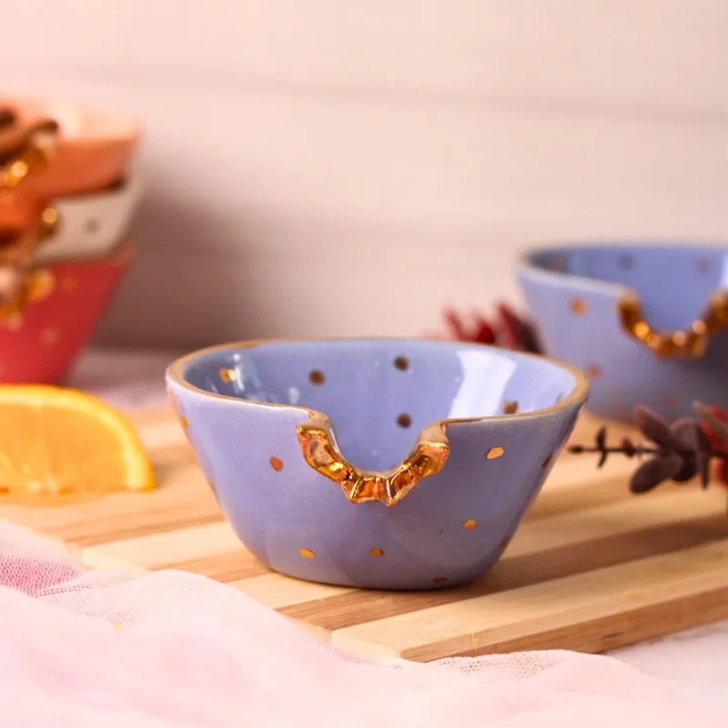 Odetta Ceramic Snack Bowl (Lavender) - 200 mL media 4