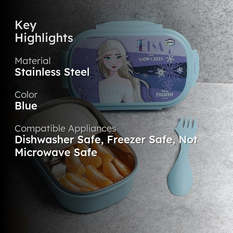 Elsa Frozen Lunch Box (Purple) - 800 ML media 2