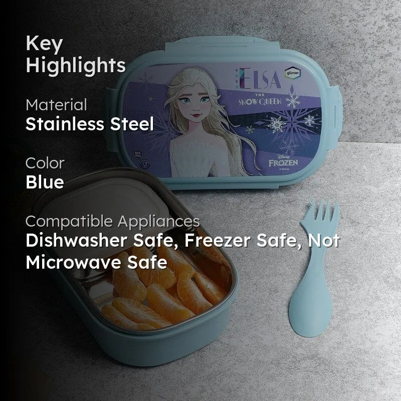 Elsa Frozen Lunch Box (Purple) - 800 ML media 2