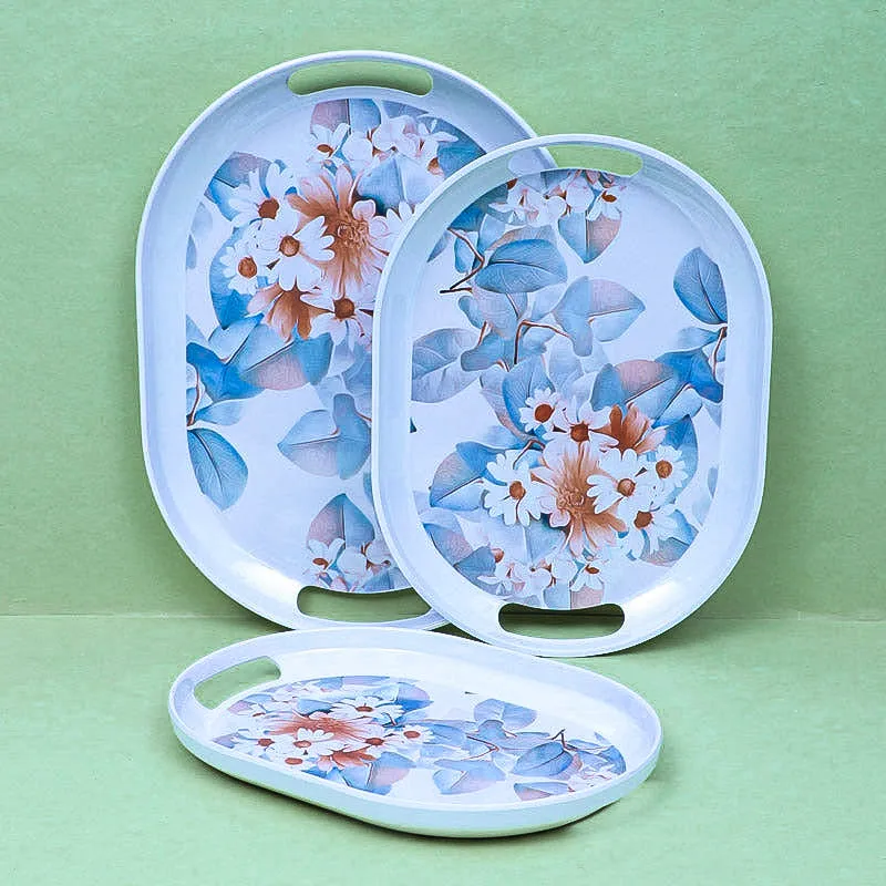 Daisy Dream Serving Tray - Set Of Three media 3