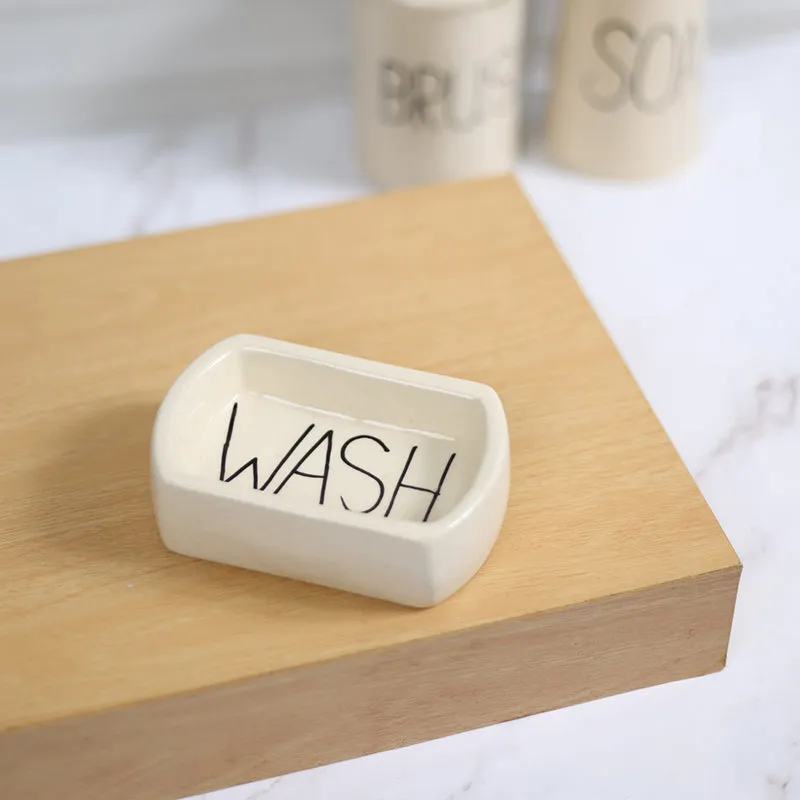Emille Ceramic Soap Dish media 1