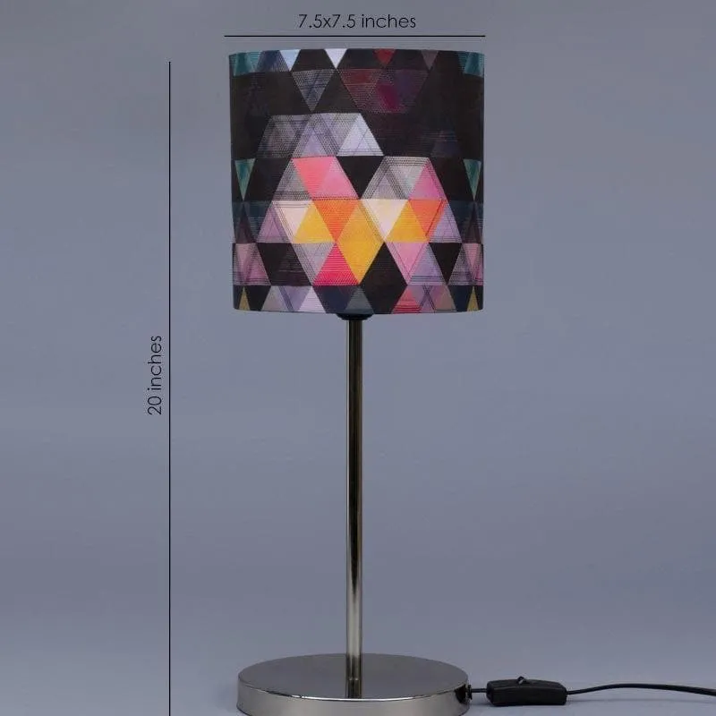 Pixel Poise Metal Fabric Table Lamp - Multicolor media 5
