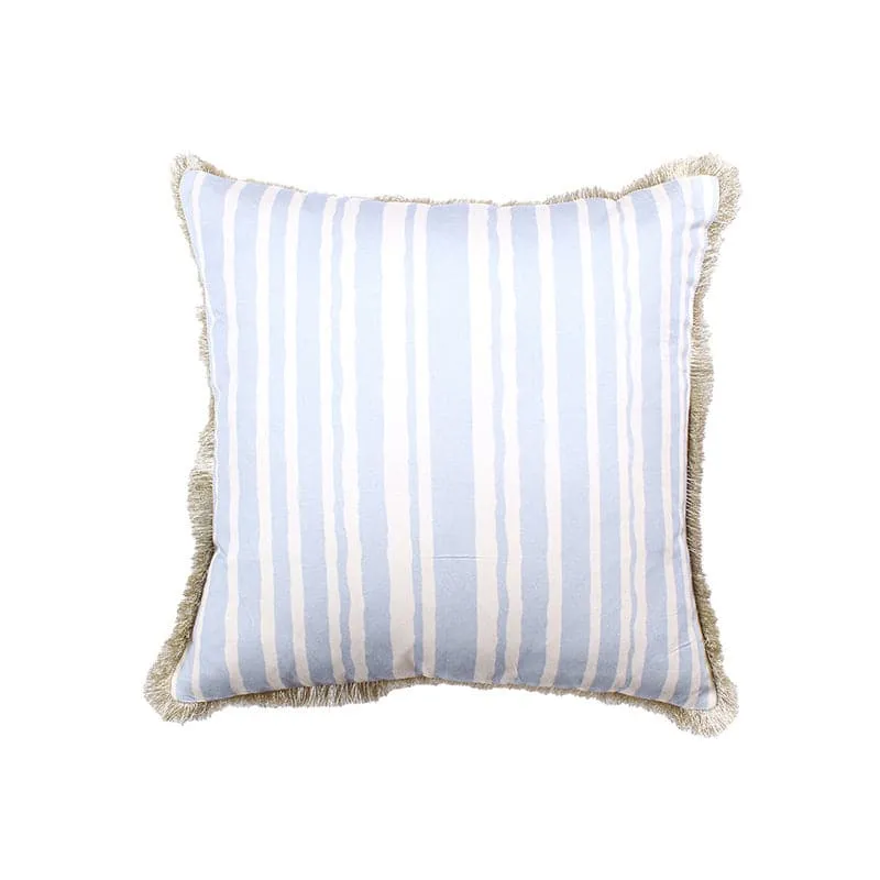 Dhari Stripe Cushion Cover (Blue) - Set Of Two media 3