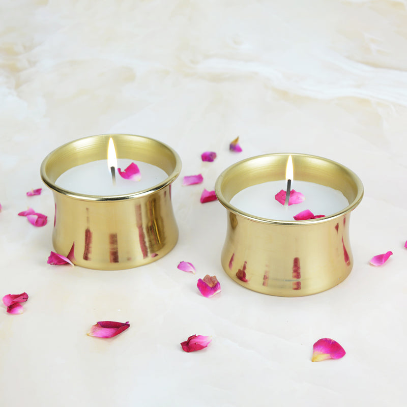 Agni Vanilla Scented Tealight Candle - Set Of Two media 3