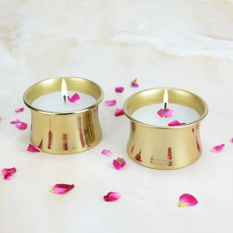Agni Vanilla Scented Tealight Candle - Set Of Two media 3