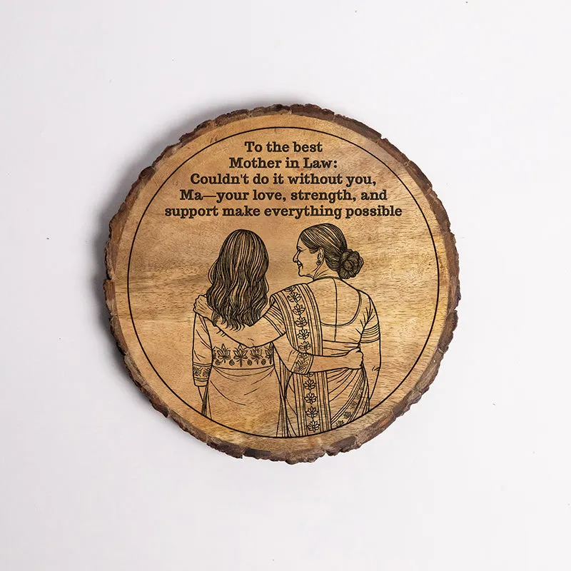 To The Best Mom-In-Law Showpiece - Round media 5