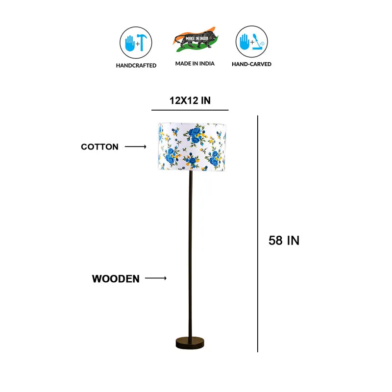 Fleur Rodin Floor Lamp - Blue media 6