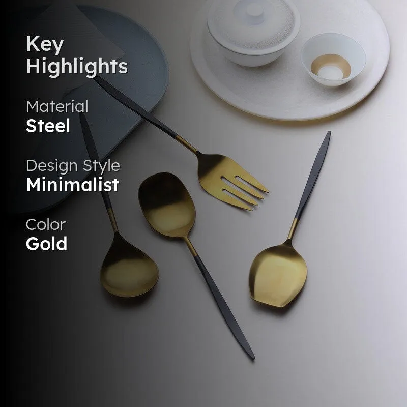Elegant Stainless Steel Cutlery - Set Of Four media 2