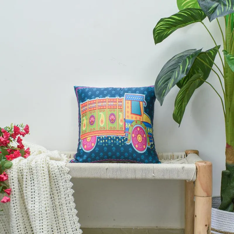 Desi Truck Cushion Cover - Set Of Five media 2