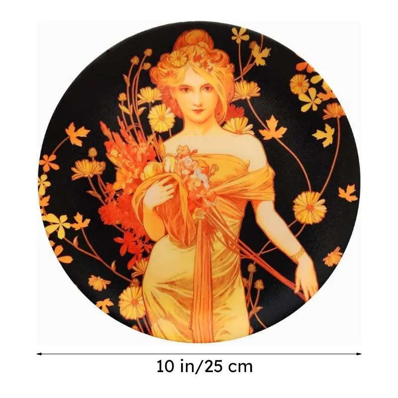 Spring by Mucha Decorative Plate media 5