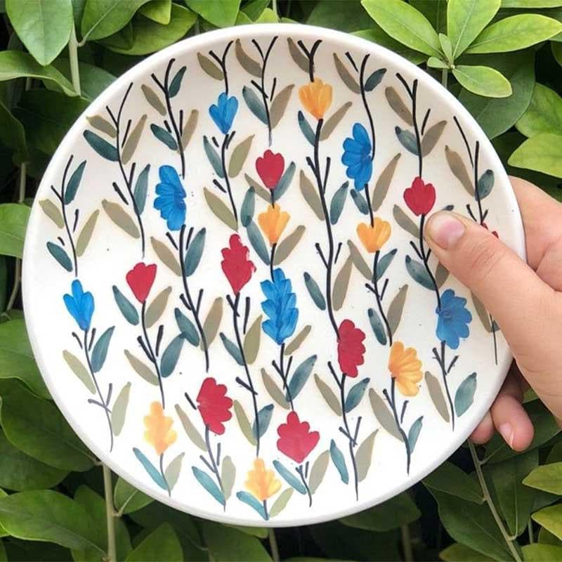Whimsy Wildflower Quarter Plate - Set Of Two media 3